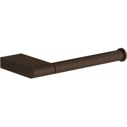 Paper holder no cover material: Brass Dark Bronze, color: Bronze surface: Brushed Toilet paper holders