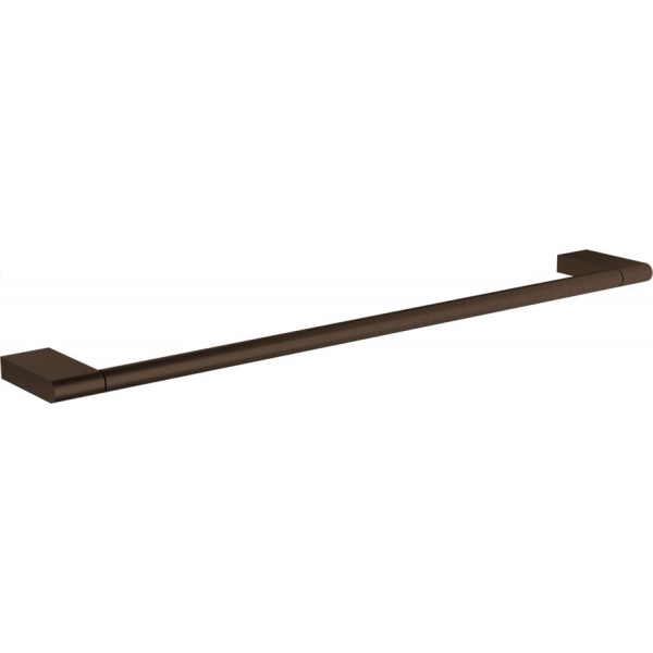 Πετσετοθήκη 45cm Dark Bronze σταθερή από ορείχαλκο μονή, χρώμα: Μπρονζέ επιφάνεια: Βουρτσισμένη Πετσετοθήκες