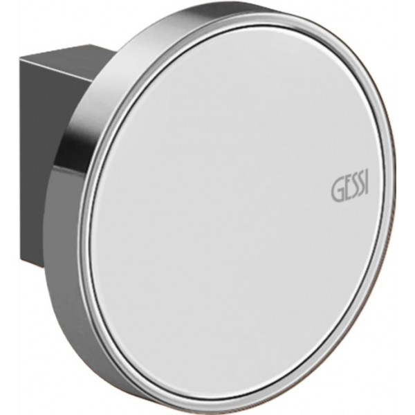 Hook Flat wall mounted material: Brass single, color: Chrome surface: Glossy Hooks