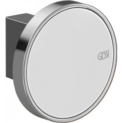 Hook Flat wall mounted material: Brass single, color: Chrome surface: Glossy Hooks