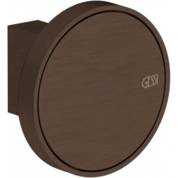 Άγκιστρο από ορείχαλκο μονό Dark Bronze, χρώμα: Μπρονζέ επιφάνεια: Βουρτσισμένη Άγκιστρα