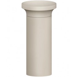 Νιπτήρας επιδαπέδιος 44,5x44,5x90 από crystal plant Matte Greige, χρώμα: Γκρι επιφάνεια: Ματ Επιδαπέδιοι