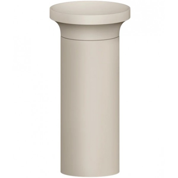 Νιπτήρας επιδαπέδιος 44,5x44,5x90 από crystal plant Matte Greige, χρώμα: Γκρι επιφάνεια: Ματ Επιδαπέδιοι
