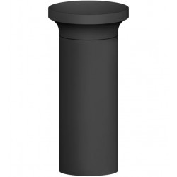 Νιπτήρας επιδαπέδιος 44,5x44,5x90 από crystal plant Matte Black, χρώμα: Μαύρο επιφάνεια: Ματ Επιδαπέδιοι