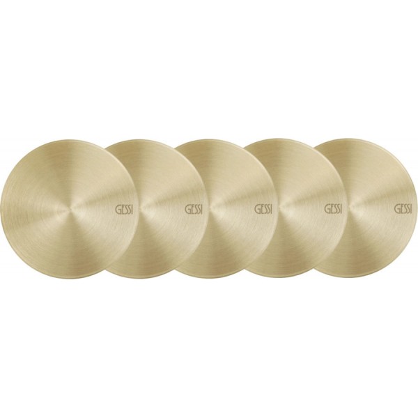 Cap Brass Brushed Pvd (Σετ 5 τεμ) material: Brass Plumbing caps