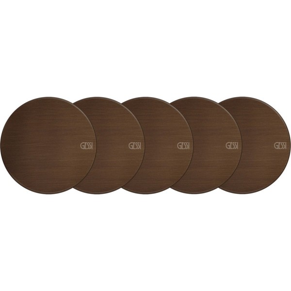 Καπάκι λαβής μπαταρίας Dark Bronze (Σετ 5 τεμ) από ορείχαλκο Καπάκια Καπάκι λαβής μπαταρίας Dark Bronze (Σετ 5 τεμ) από ορείχαλκο Καπάκια