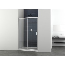 Shower enclosure Linear 168x185 6mm / 8mm sliding surface: Glossy, color: Chrome