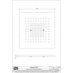 Κάλυμμα κεφαλής ντους Brass brushed 35x35 από ορείχαλκο, χρώμα: Χρυσό επιφάνεια: Βουρτσισμένη Κάλυμμα κεφαλής ντους Brass brushed 35x35 από ορείχαλκο, χρώμα: Χρυσό επιφάνεια: Βουρτσισμένη Κεφαλές ντους