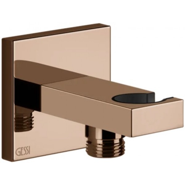 Shower holder Fixed With Outlet elbow material: Brass, color: Bronze surface: Glossy Shower holders