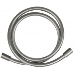 Σπιράλ 150cm από πλαστικό Chrome Brushed, χρώμα: Χρωμέ επιφάνεια: Βουρτσισμένη Σπιράλ τηλεφώνου