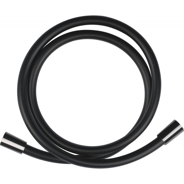 Shower hose 150cm material: Plastic, color: Black surface: Matt Shower hoses