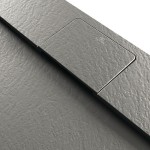 Ντουζιέρα ορθογώνια 180x100x3 από συνθετικό Concrete Grey, χρώμα: Γκρι επιφάνεια: Ματ Ορθογώνιες