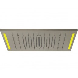 Overhead shower 50x50 material: Brass, color: Chrome surface: Brushed