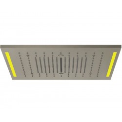 Overhead shower 50x50 material: Brass, color: Chrome surface: Brushed Overhead showers