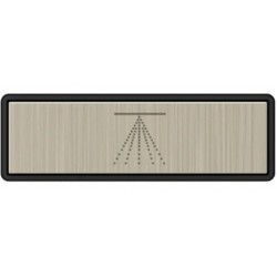Push button Atomizer Finox Brushed Nickel material: Brass Flush buttons