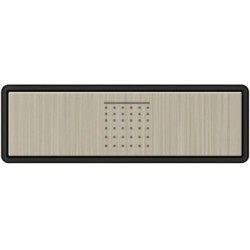 Push button Rainfall Finox Brushed Nickel material: Brass Flush buttons