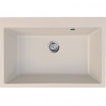 Sink Synthetic 76x50 free nested 1 bowl, color: Beige Synthetic