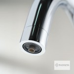 Μπαταρία κουζίνας επικαθήμενη από ορείχαλκο με φίλτρο νερού, χρώμα: Χρωμέ επιφάνεια: Γυαλιστερή Επικαθήμενες