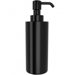 Dispenser από ορείχαλκο επικαθήμενος τύπος 60x60x190mm , 220ml, χρώμα: Μαύρο επιφάνεια: Ματ Dispenser