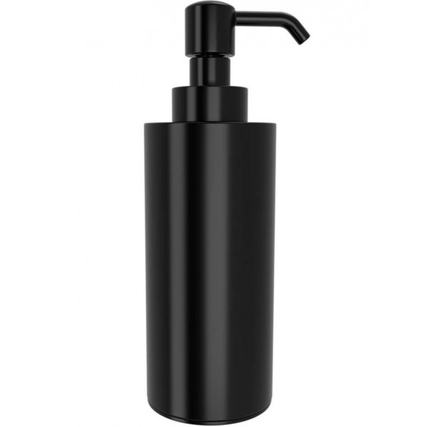 Dispenser countertop material: Brass, color: Black surface: Matt Soap dispensers