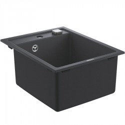 Sink Synthetic 40x50 free nested 1 bowl, color: Black Synthetic
