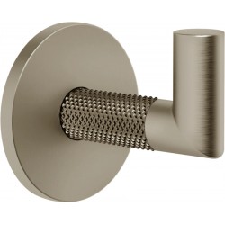 Άγκιστρο από ορείχαλκο μονό Finox Brushed Nickel PVD, χρώμα: Χρωμέ επιφάνεια: Βουρτσισμένη Άγκιστρα