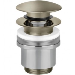 Βαλβίδα νιπτήρος, Stop&Go, 25-45mm, Finox Brushed Nickel PVD με υπερχείλιση από ορείχαλκο επιφάνεια: Βουρτσισμένη, χρώμα: Χρωμέ Βαλβίδες
