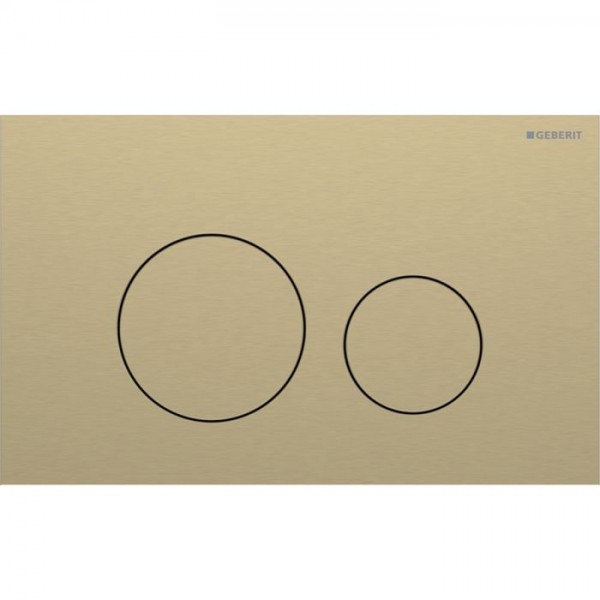 Flush wall plates for concealed cistern dual flush valve material: Inox Mechanical with string, color: Gold surface: Brushed Flush plates Flush wall plates for concealed cistern dual flush valve material: Inox Mechanical with string, color: Gold surface: Brushed Flush plates