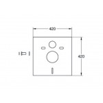 Σύστημα ηχομόνωσης εντοιχιζόμενου καζανακίου Εξαρτήματα