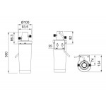 Water Filter Set: filter 285288 included, timer alarm (cobine with 285286 Atlas Triflow or 285634 Eos Triflow) Water filters