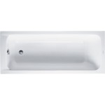 Bathtub Rectangular 170x70 material: Acrylic, color: White no grab bars surface: Glossy Rectangular