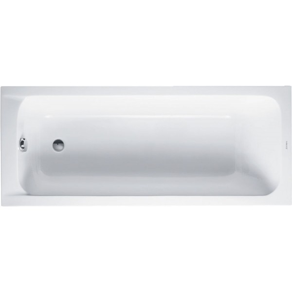 Bathtub Rectangular 170x70 material: Acrylic, color: White no grab bars surface: Glossy Rectangular