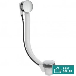 Waste Valve 70mm With overflow material: ABS surface: Glossy, color: Chrome