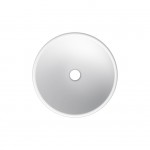 Νιπτήρας ελευθέρας τοποθέτησης 39,5x39,5x15 από πορσελάνη χωρίς οπή  χωρίς υπερχείλιση, χρώμα: Λευκό επιφάνεια: Γυαλιστερή Ελευθέρας τοποθέτησης