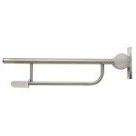 Special needs paper holder for handle Combined with Contour 21 S6360MY, color: Chrome material: Inox Accessible toilet paper holders for grab-bars
