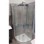 Shower enclosure Quadrant 78,5x78,5x185 6mm sliding C80 (78,5-81,0) polished aluminium frame, transparent crystal glass surface: Glossy, color: Chrome Shower enclosure Quadrant 78,5x78,5x185 6mm sliding C80 (78,5-81,0) polished aluminium frame, transparent crystal glass surface: Glossy, color: Chrome