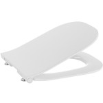 Κάλυμμα λεκάνης soft closing Sandwich  Compact, EasyFix, Quick Release με μεντεσέδες Stainless Steel slim, χρώμα: Λευκό Καλύμματα