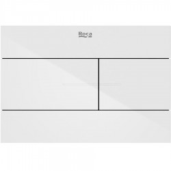 Flush wall plates for concealed cistern Actuation dual flush valve material: ABS, color: White surface: Glossy Flush plates