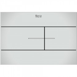 Flush wall plates for concealed cistern Actuation dual flush valve material: ABS, color: Chrome surface: Glossy Flush plates