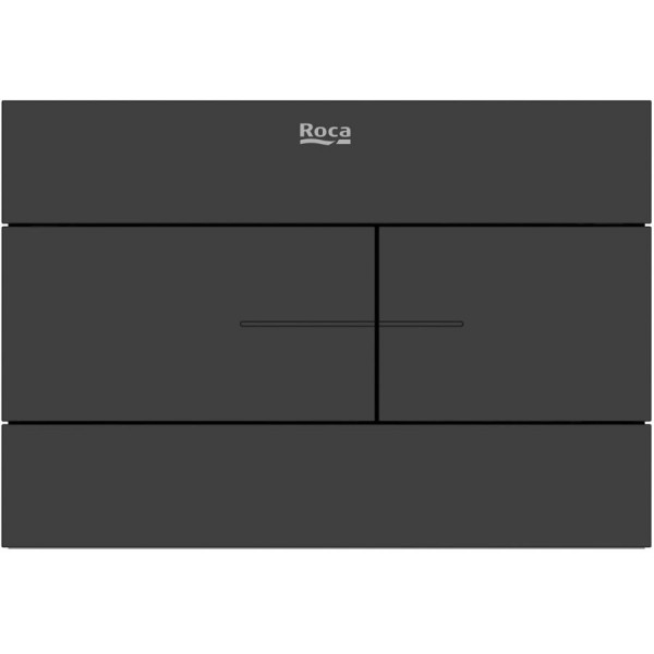 Flush wall plates for concealed cistern PS2 Black Matt Actuation dual flush valve material: Brass, color: Black surface: Matt Flush plates