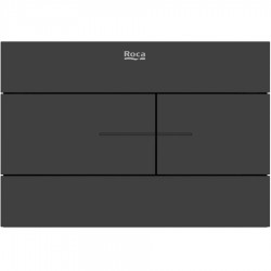 Flush wall plates for concealed cistern PS2 Black Matt Actuation dual flush valve material: Brass, color: Black surface: Matt Flush plates