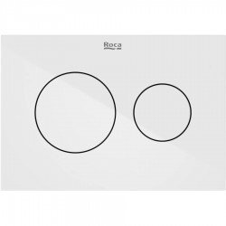 Flush wall plates for concealed cistern PS3 Actuation dual flush valve material: ABS, color: White surface: Glossy Flush plates