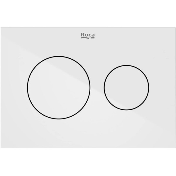 Flush wall plates for concealed cistern PS3 Actuation dual flush valve material: ABS, color: White surface: Glossy Flush plates