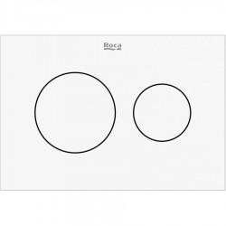 Flush wall plates for concealed cistern PS3 White Matt Actuation dual flush valve material: ABS, color: White surface: Matt Flush plates