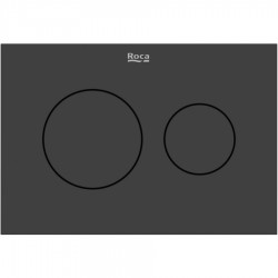 Flush wall plates for concealed cistern PS3 Black Matt Actuation dual flush valve material: Brass, color: Black surface: Matt Flush plates