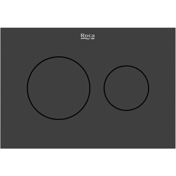 Πλακέτα εντοιχιζόμενου καζανακίου PS3 Black Matt από ορείχαλκο διπλής ενέργειας μηχανικά με ντίζα, χρώμα: Μαύρο επιφάνεια: Ματ Πλακέτες