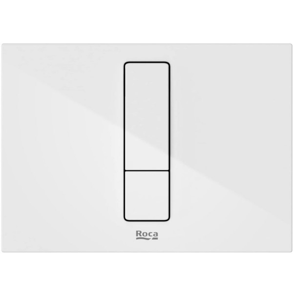 Flush wall plates for concealed cistern Actuation dual flush valve material: Brass, color: White surface: Glossy Flush plates Flush wall plates for concealed cistern Actuation dual flush valve material: Brass, color: White surface: Glossy Flush plates