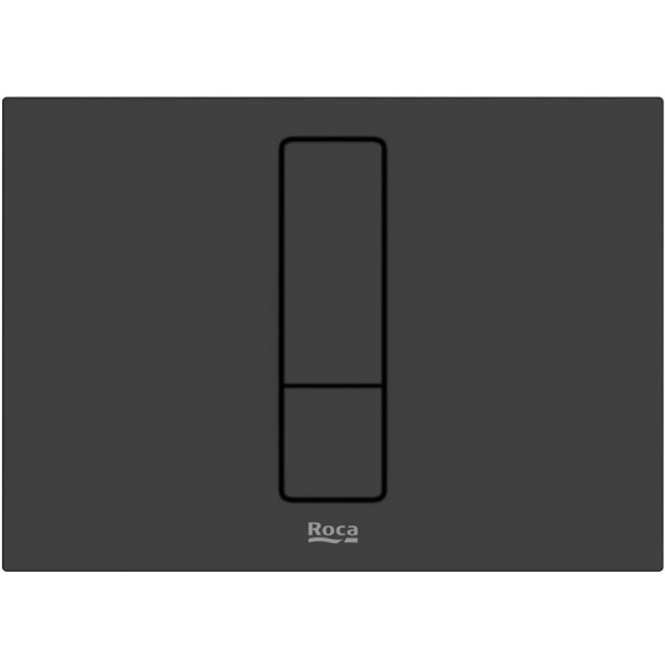 Πλακέτα εντοιχιζόμενου καζανακίου PS4 Black Matt από ορείχαλκο διπλής ενέργειας μηχανικά με ντίζα, χρώμα: Μαύρο επιφάνεια: Ματ Πλακέτες