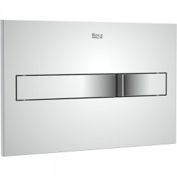 Flush wall plates for concealed cistern Actuation dual flush valve material: Brass, color: Chrome surface: Glossy Flush plates