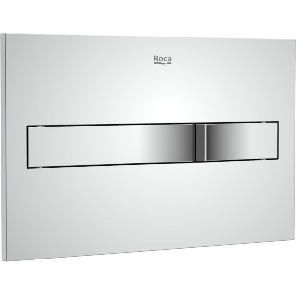 Flush wall plates for concealed cistern Actuation dual flush valve material: Brass, color: Chrome surface: Glossy Flush plates